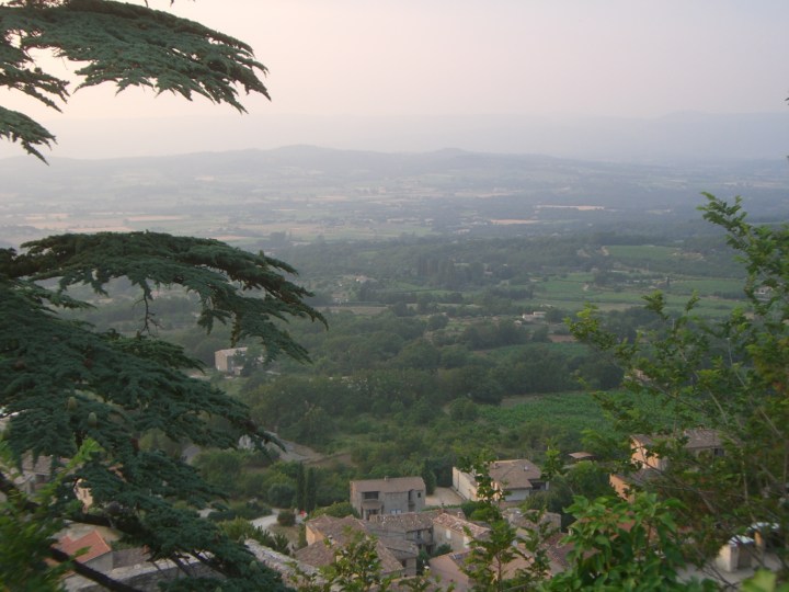 view from bonnieux church