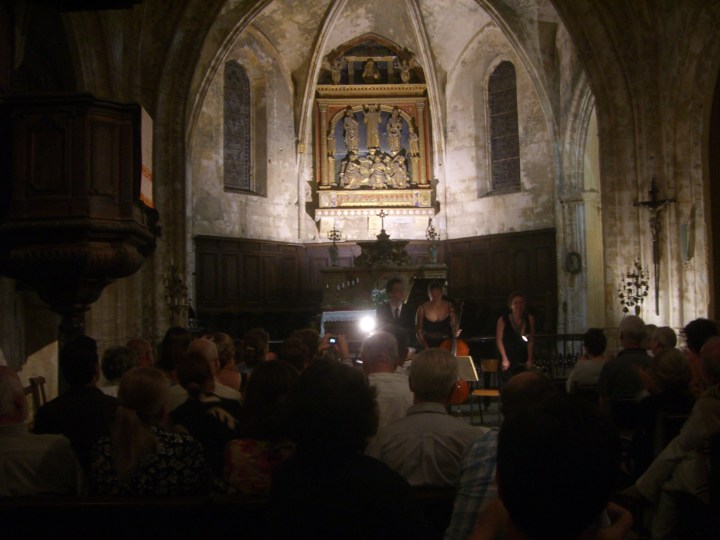 concert at bonnieux church
