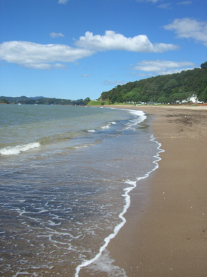Paihia beach