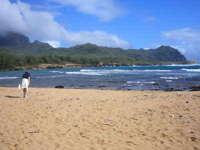 Maha'ulepu beach.