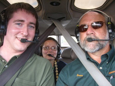 Marc, Dawn and Bruce, pilot at Wings Over Kauai.