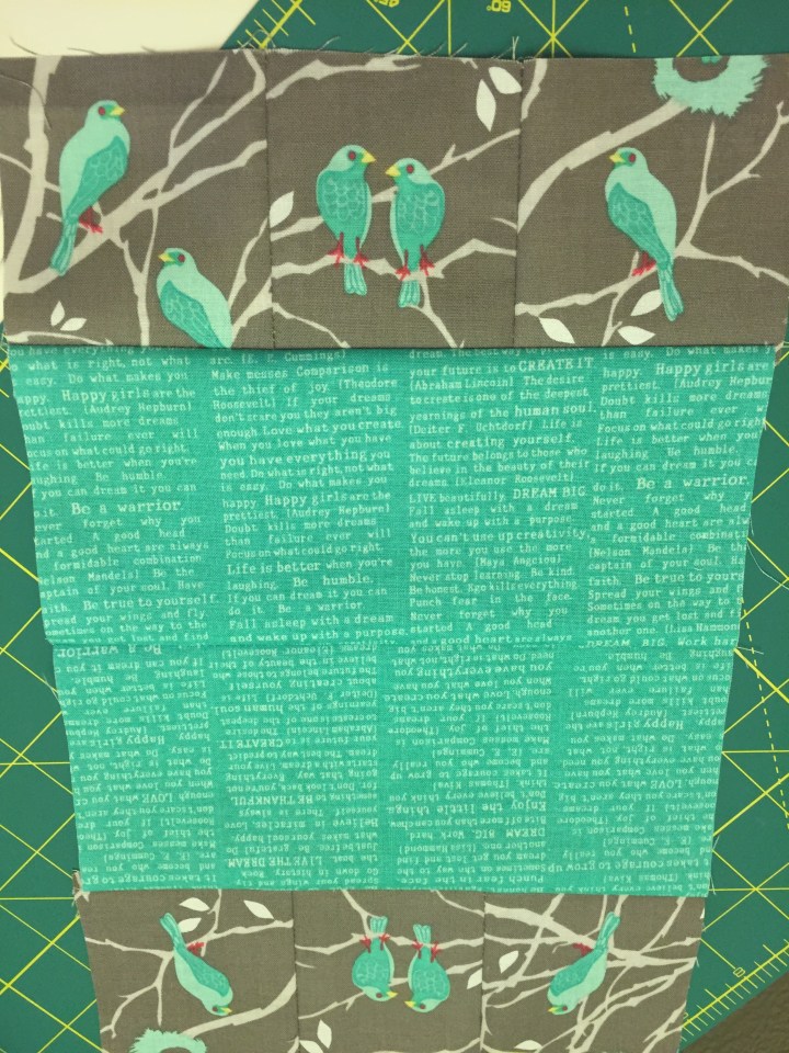 mini sew together bag riley blake fabric challenge