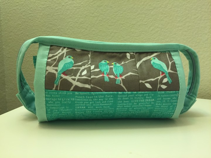 mini sew together bag riley blake fabric challenge