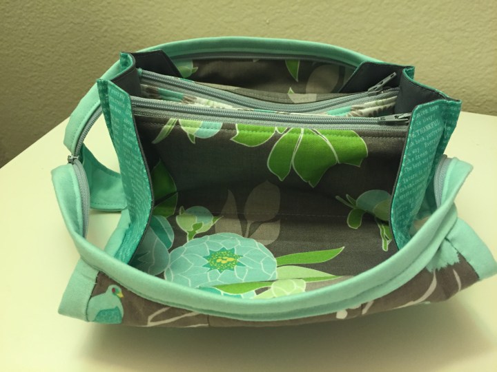 mini sew together bag riley blake fabric challenge