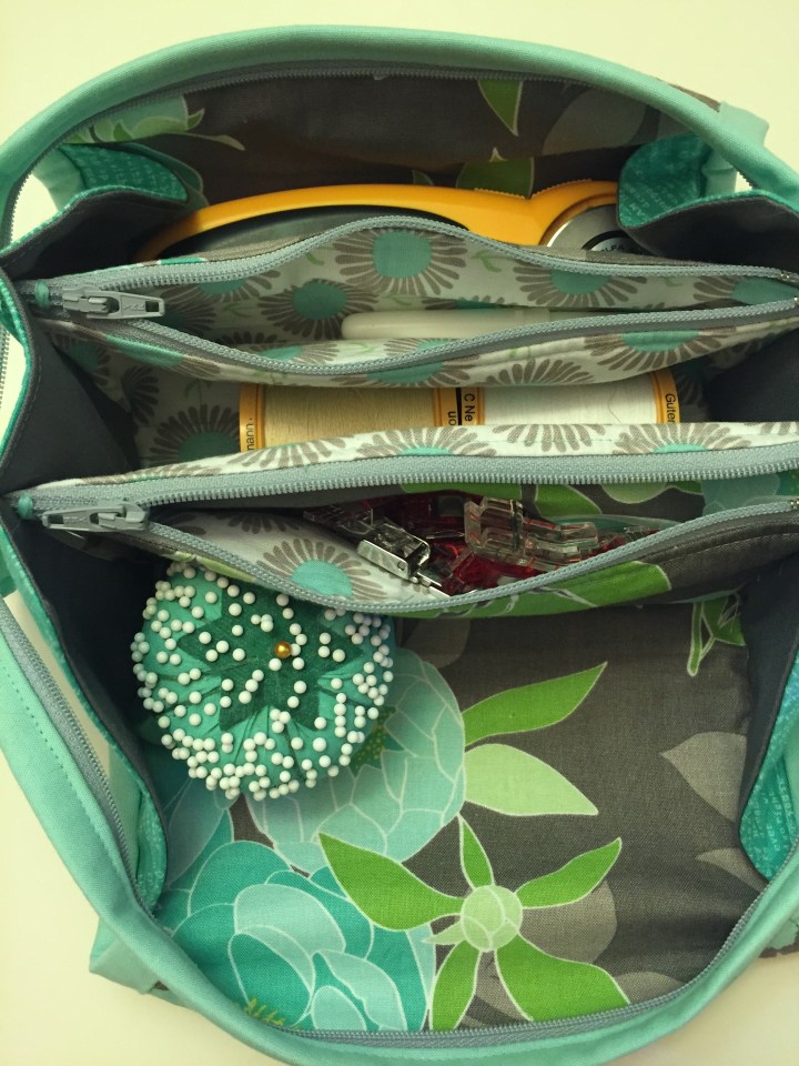 mini sew together bag riley blake fabric challenge