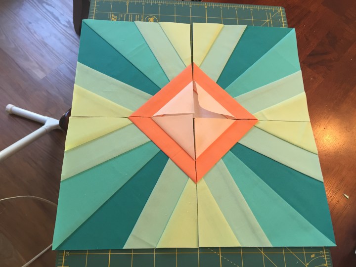 craftsy introduction to foundation paper piecing sun ray sunray block