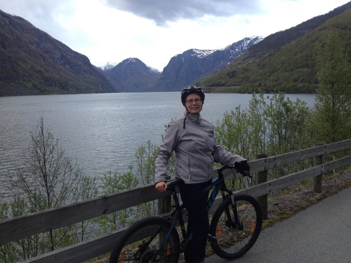 Dawn on the Aurland Bike Trail