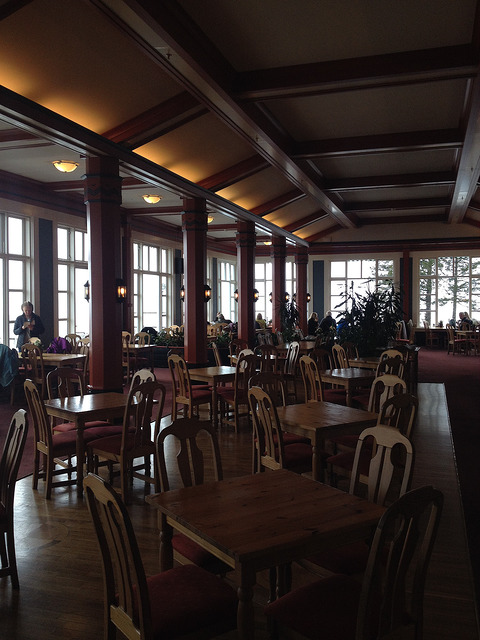 Interior of the Fløien Restaurant, Bergen
