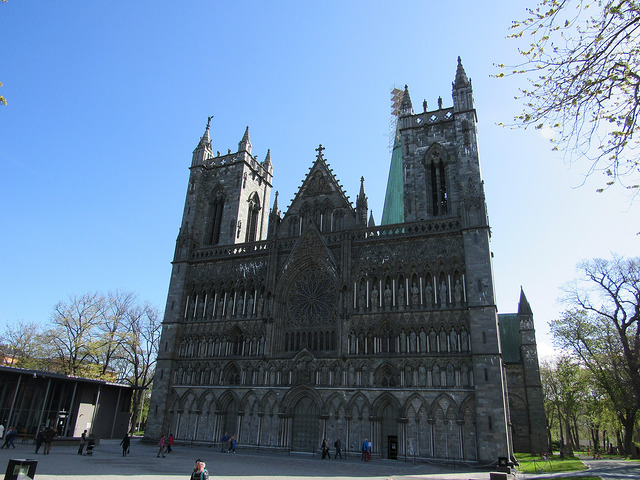 Detail of the Trondheim cathedral