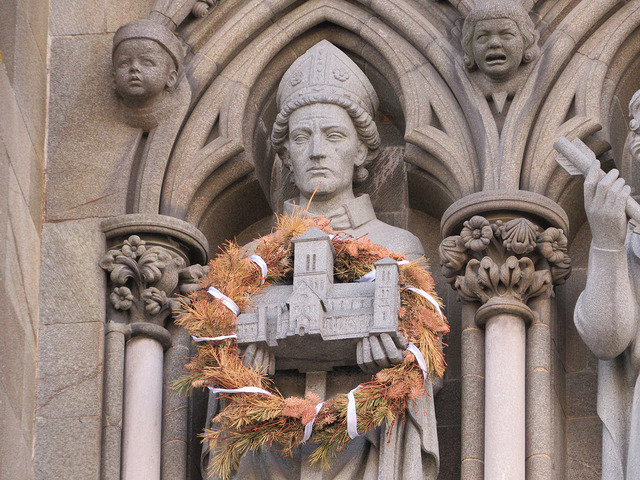 Detail of the Trondheim cathedral