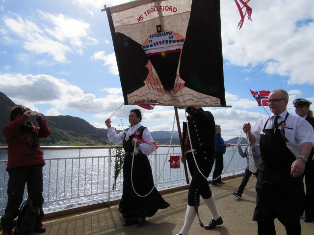 Constitution Day celebration aboard the MS Trollfjord
