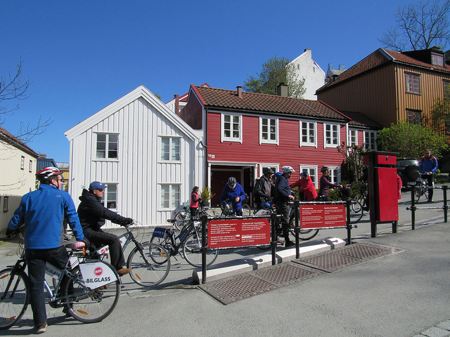 Trondheim bike lift