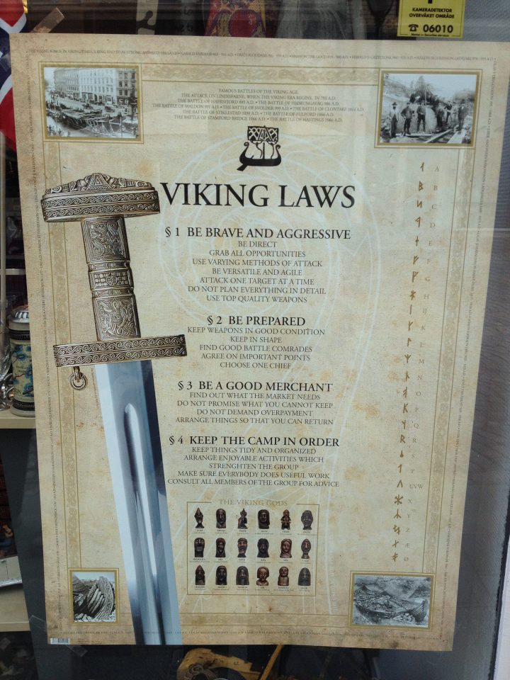 Alesund viking poster