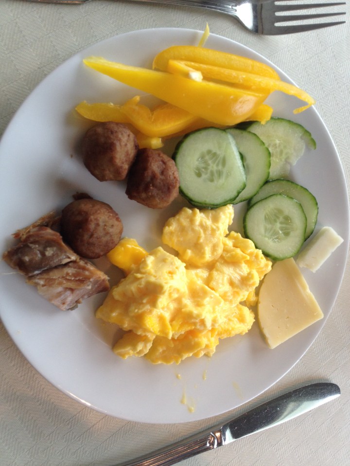 Buffet breakfast MS Trollfjord