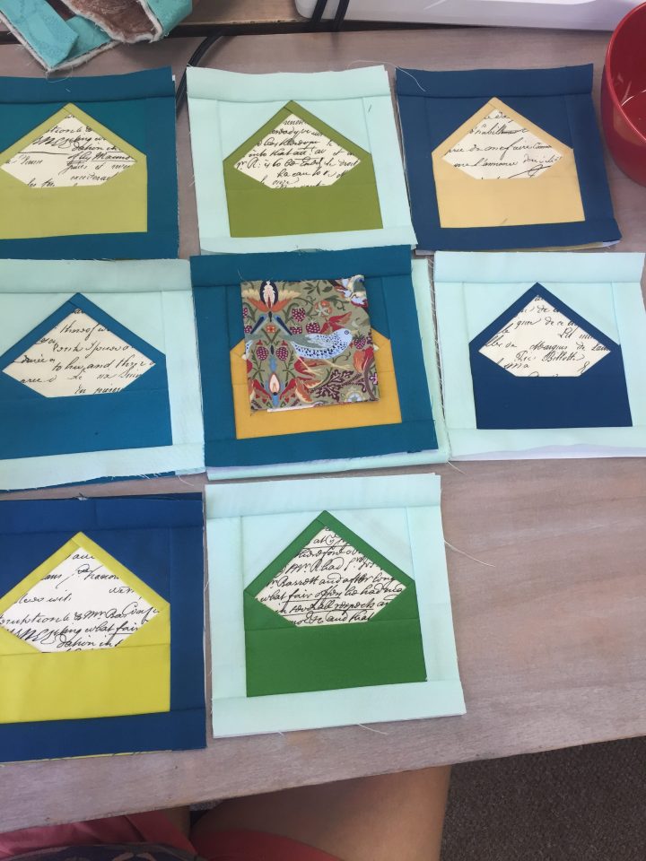 you've got mail envelope envelopes quilt block