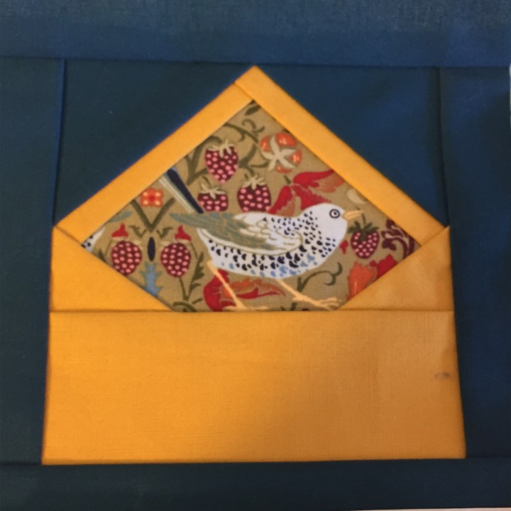 you've got mail envelope envelopes quilt block