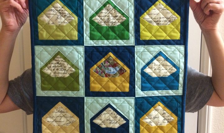 you've got mail envelope envelopes quilt block