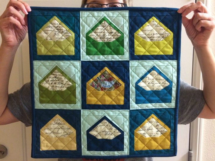 you've got mail envelope envelopes quilt block